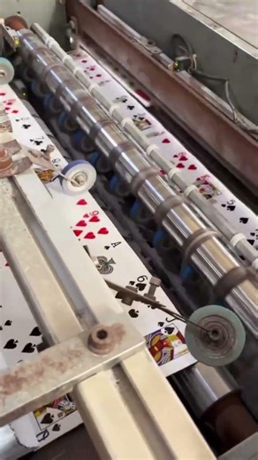A process of making Cards #cards #game #manufacturing #viral #making #process #shorts #asmr