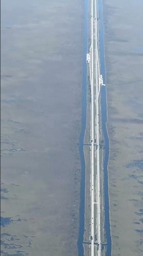 Aerial view of Alligator Alley in Florida I-75 #aerialvideo #alligatoralley #shortsyoutube