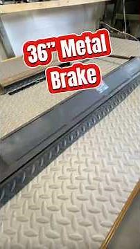 Vevor 36” Hand Brake is nice to add to the fab shop for 36” x 14G material.