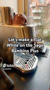 Sage Bambino Plus workflow with the Eureka Mignon #coffee #trending #espresso #eureka #bambinoplus