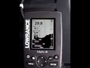 Settings Lowrance Mark 4 depth finder