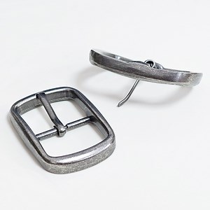 [Hot Item] Pewter Color Bag Buckle Alloy Belt Buckle for Handbag Accessories