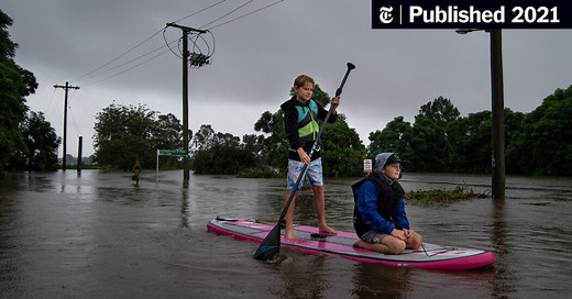 Australia’s Worst Floods in Decades Quicken Concerns About Climate Change (Published 2021)