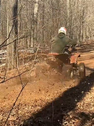 Muddy Trail Launch! 💨 This Honda 400ex ATV rider accelerates up a muddy mountain trail! #gopro #sendit #fun #atv #honda #400ex #recon #offroad #dirtbike #motorcycle #riding #stunt #skills #quads #ATVriding #Offroad #TrailRiding #MountainAdventure #PineForest #ATVlife #Outdoors #AdventureVlog #4x4 #Explore #ozarks #ozarkmountains #ozarknationalforest