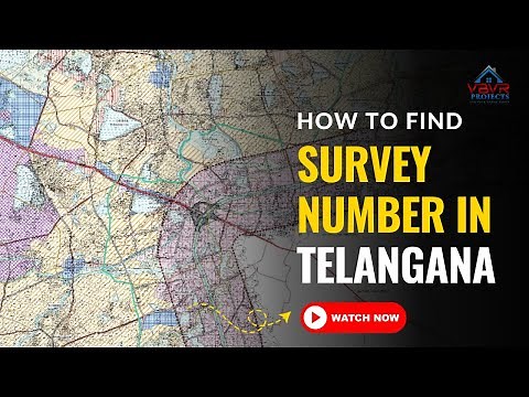 How to find Survey Number of any Land in Telangana | Finding the Survey Number: A Step-by-Step Guide