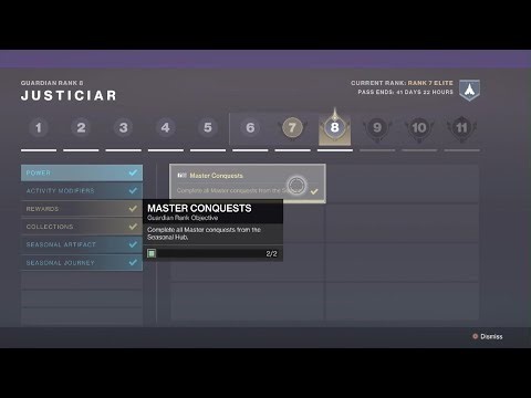 DESTINY 2 THE EDGE OF FATE | GUARDIAN RANK 8 COMPLETED