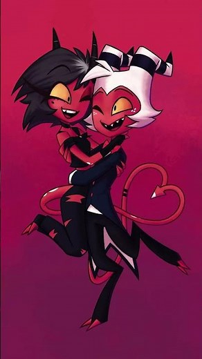 Millie X Moxxie!! Helluva Boss!! ^^ #HelluvaBoss #love #lgbtq