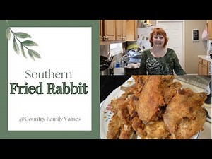 Southern Fried Rabbit (and Homemade Biscuits) #fried #rabbit #wildgamecooking #country #recipe