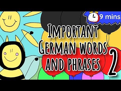 German for children | Important German words and phrases (Lesson 2)