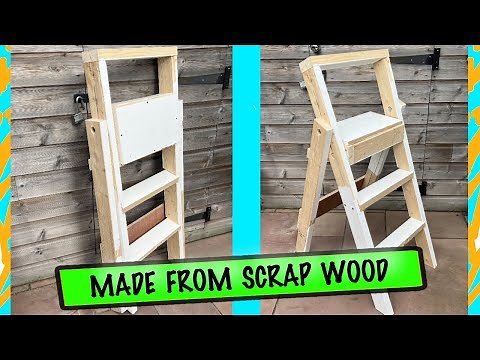 DIY Folding Ladder Step