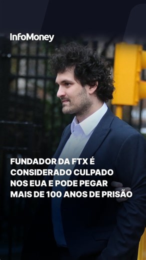 307K views · 28 reactions |  Após um mês de julgamento, o fundador da exchange FTX, Sam Bankman-Fried, foi considerado culpado das sete acusações criminais que pesavam contra ele.  A FTX, um dia considerada uma das maiores exchanges do mercado de criptoativos, entrou em colapso no final do ano passado, jogando a indústria de ativos digitais em um de seus períodos mais sombrios. Entenda melhor o caso no vídeo acima  | InfoMoney | Facebook