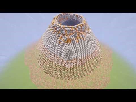 Minecraft Volcano Made with Axiom! (Showcase)