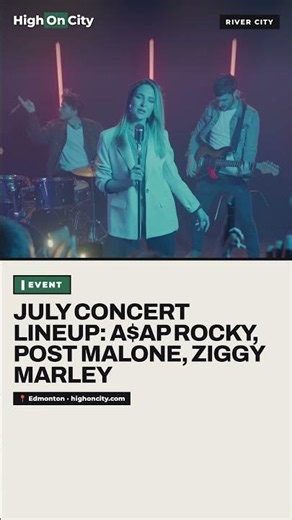 July concert lineup: A$AP Rocky, Post Malone, Ziggy Marley #Shorts