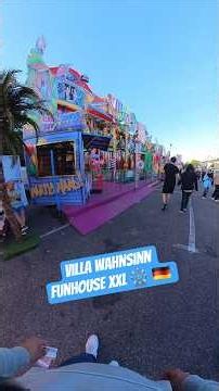 Villa Wahnsinn Funhouse XXL 🎡 🇩🇪 #kirmes #funfair #ferias #foire #funhouse #viral #roblox #carnival