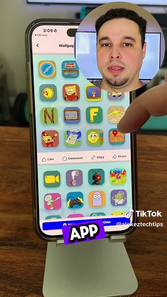 🚀 Unlock your iPhone’s potential with CUSTOM APP icons👾⚡️ Watch this QUICK shortcuts tutorial to make your iPhone Home Screen uniquely yours 😄 1 of the BEST Shortcuts iPhone 🔥 Step 1️⃣ - Find App Icon Photos Step 2️⃣ - Click on Shortcuts App Step 3️⃣ - Select Plus Button in top right Step 4️⃣ - Click on Open App Step 5️⃣ - Click App Step 6️⃣ - Select the App you’re customizing Step 7️⃣ - Click down arrow icon in top center Step 8️⃣ - Upload your Icon photo Step 9️⃣ - Click Add #iphone #short