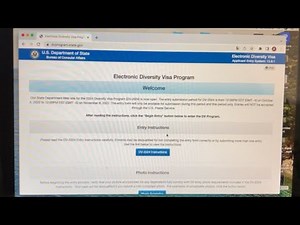 COMMENT S INSCRIT À LA DV lottery 2024/2025