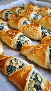 Puff pastry rolled out. Sprinkle spinach, Parmesan, mozzarella, salt, and pepper. Bake at 400°F for 12–15 minutes. These spinach and cheese puff pastry twists bake up flaky, golden, and irresistibly cheesy with crisp edges. Ingredients ➤ 1 sheet puff pastry, thawed ➤ 1 cup fresh spinach, chopped FULLL Recipe in First Cօʍʍеոτ 👇👇👇 | Nessy Recipes