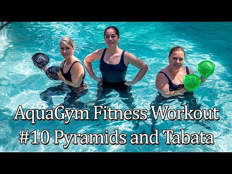 Pyramids and Tabata Pool Workout