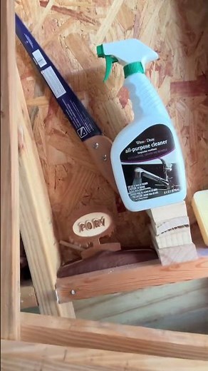 Aluminum can crusher made from scrap 2x4 lumber.