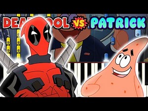 Deadpool Vs Patrick - Cartoon Beatbox Battles [Piano Cover]