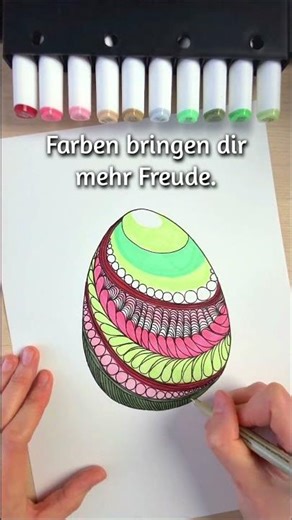 Meditatives Zeichnen auch an Ostern! #zendoodle #zendoodleart #zendoodles #gedankenkarussell #metime