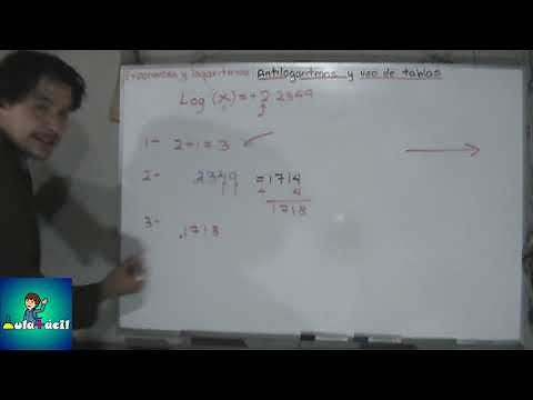 186 Antilogaritmos y uso de tablas
