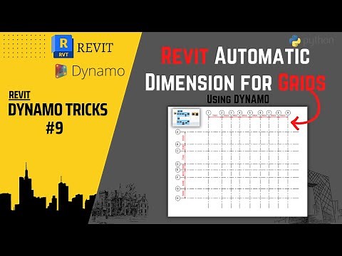 Revit Automatic Dimensions for Grids using Dynamo | Dynamo Tutorials | Bim Kintsugi
