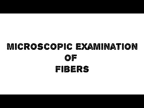 Microscopic and instrumental Examination of Fiber || Forensic Fiber analysis.