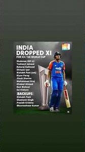 India's dropped squad😭😭 #cricket #msdhoni #icc #hitmansharma #ipl #lifeisbutadream #cricketlover #il