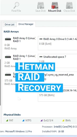 Top tools for data recovery from RAID systems #shorts #short #shortvideo #shortsvideo