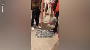 Hero train passenger warns man to stop touching his groin in front of teenage girls