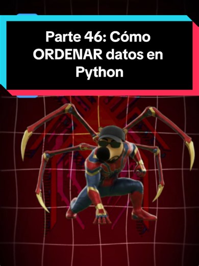 Parte 46: Si eres principiante y te gusta la programación, hoy aprenderás a ordenar datos en Python utilizando sort() y cómo ordenar una lista de diccionarios según un valor como el precio. 🐍💻 #Python #PythonParaPrincipiantes #Programacion #aprendeprogramación #PythonTips #Coding #carfa27