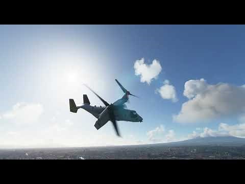 MSFS2020 - Osprey flight test 1 - VTOL
