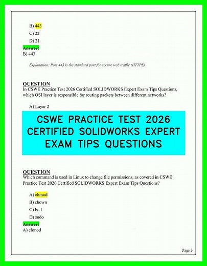 CSWE PRACTICE TEST 2026 CERTIFIED SOLIDWORKS EXPERT EXAM TIPS QUESTIONS VIDEO 2026 UPDATED EXAMTIP