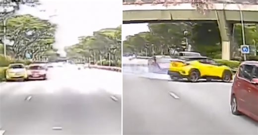 Toyota SUV goes on mad drift across ECP after engaging in overtaking antics with taxi
