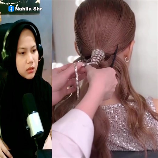 Cara mengikat rambut panjang agar terlihat lebih cantik dan rapih 😊👌 | Nabila Shr