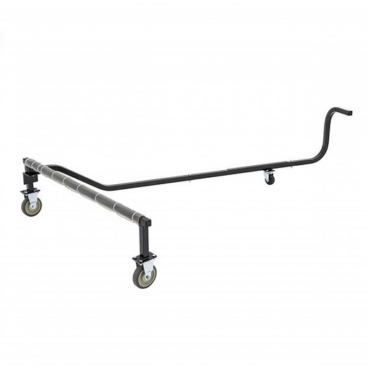 Snowmobile Dolly with Wheels - Black Ice