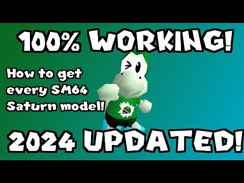 How to get Every SM64 Saturn Model - Easy & Free (UPDATED! 2024 WORKING!)