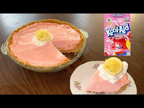 Kool-Aid Pie Recipe - How To Make No Bake Kool-Aid Pie With Cream Cheese - Summertime Dessert