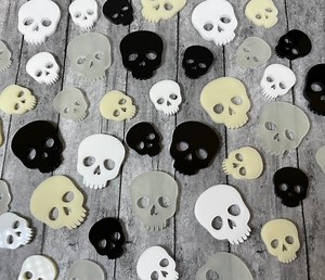 Skull Buttons - Etsy