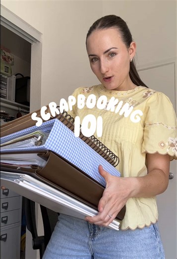 Different types of scrapbook albums why I like each one! 🫶🏻 #scrapbooking #scrapbook