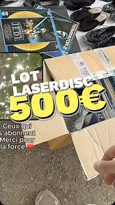 Lot de 50 Laserdisc lecteur Philips à 30€ en vide-grenier : 500€ de revente possible ! #Laserdisc #Vintage #VideGrenier #Retro #BonPlan #Bénéfice #Trouvaille | Retro Cash