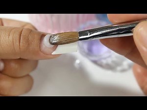 Uñas acrilicas Para principiantes la mejor forma para aplicar las uñas 💅🏽