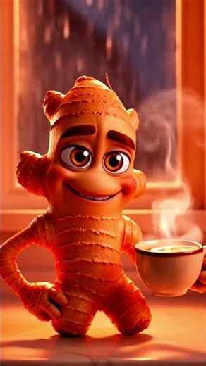 🫚 This Ginger Has a Mind of Its Own!#shorts #aianimation