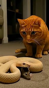 11K views · 35 reactions | Shcoking Stand Off The Orange Cat the Snake and the Mouse cat shorts #syp #viral #cat #shorts #foyou | Fatima Perez | Facebook
