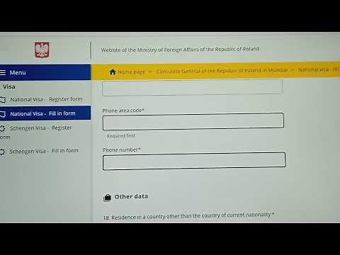 POLAND EMBASSY VISA APPLICATION FORM FILLING PROCESS| STEP BY STEP GUIDE| WORK | STUDY| TRAVEL