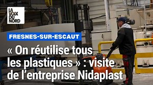 Visite de l’entreprise Nidaplast, à Fresnes-sur-Escaut