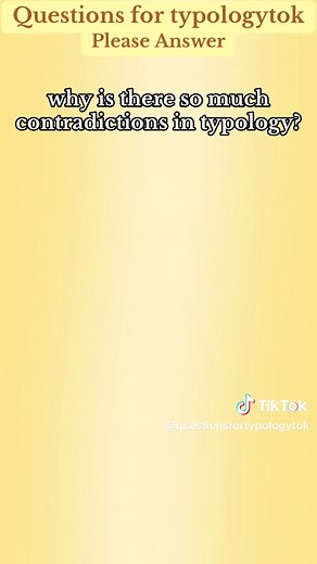 Understanding Contradictions in Typology Systems