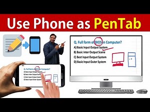 😍 Use your Android Phone as Digital PenTab