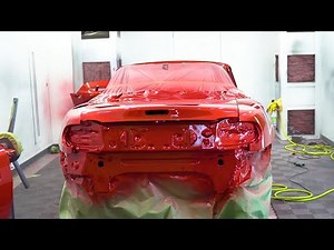 Painting a Mazda Miata in Soul RED!